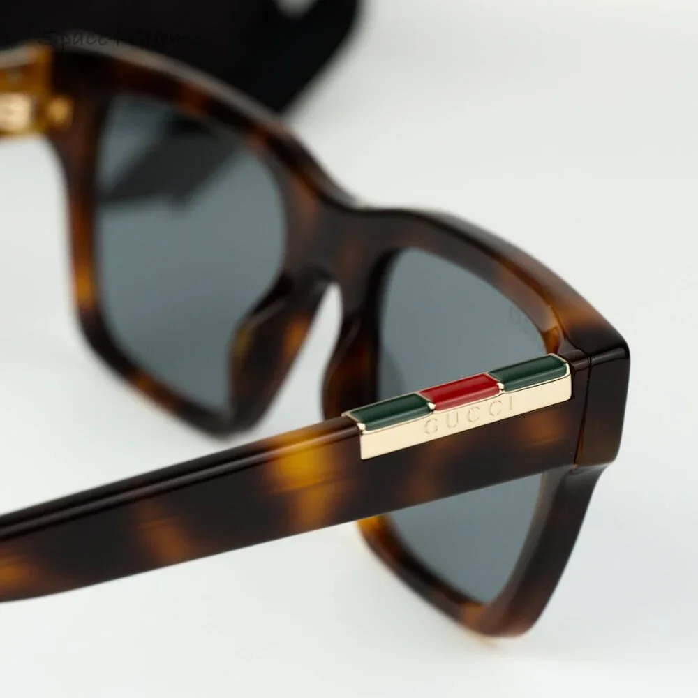 Gucci Men Sunglasses Havana Grey Square GG1889S 004 BRAND NEW